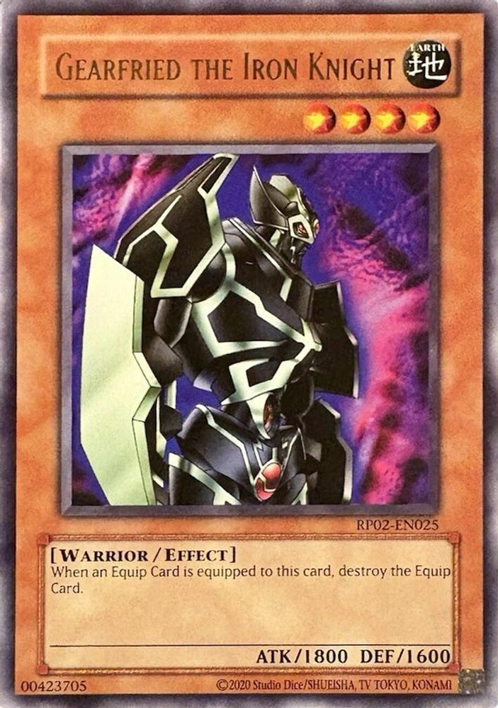 Gearfried the Iron Knight (RP02-EN025) - Rare