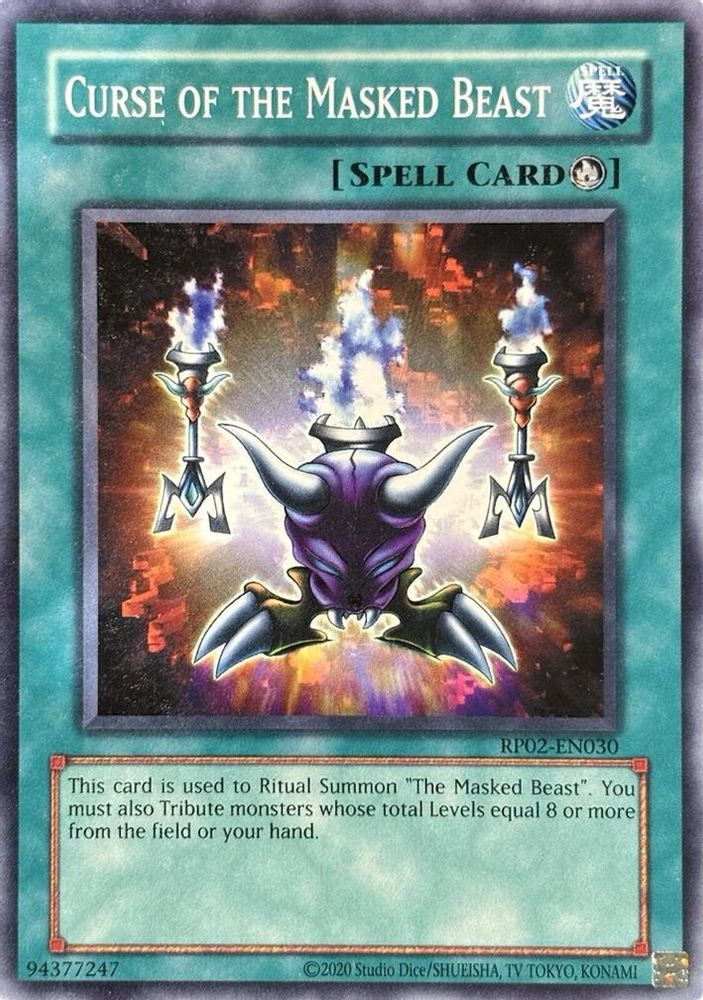 Curse of the Masked Beast (RP02-EN030) - Common