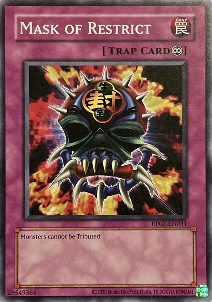 Mask of Restrict (RP02-EN031) - Common