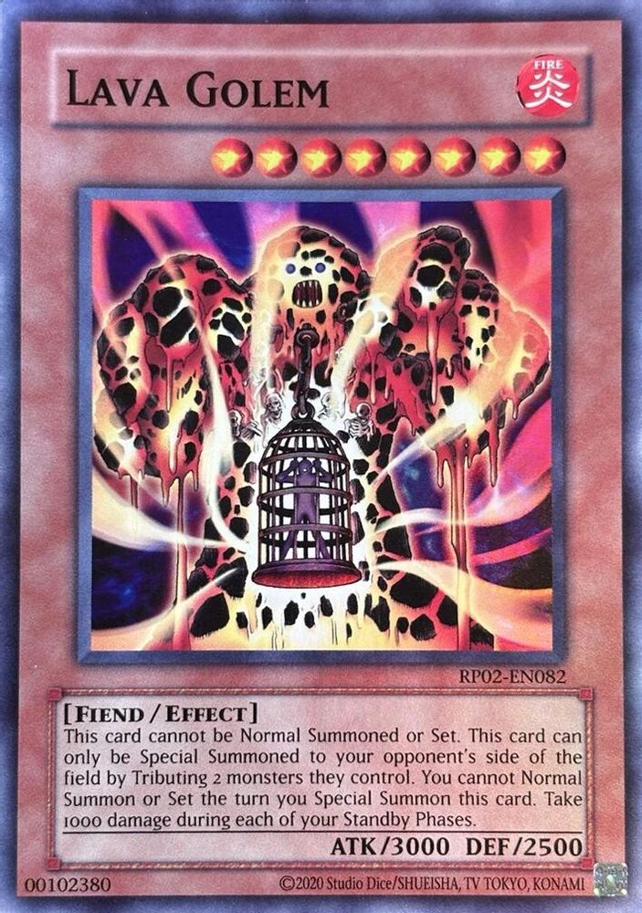 Lava Golem (RP02-EN082) - Super Rare