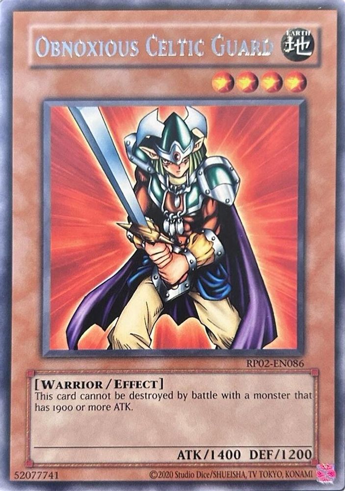 Obnoxious Celtic Guard (RP02-EN086) - Rare