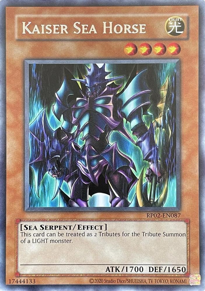 Kaiser Sea Horse (RP02-EN087) - Rare