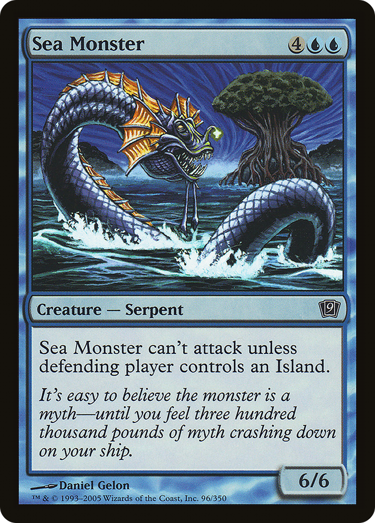 Sea Monster (9ED-96★) - 9th Edition Foil