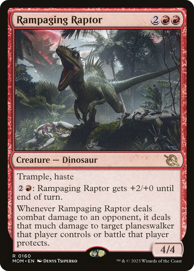 Raptor déchaîné [Marche de la machine] 