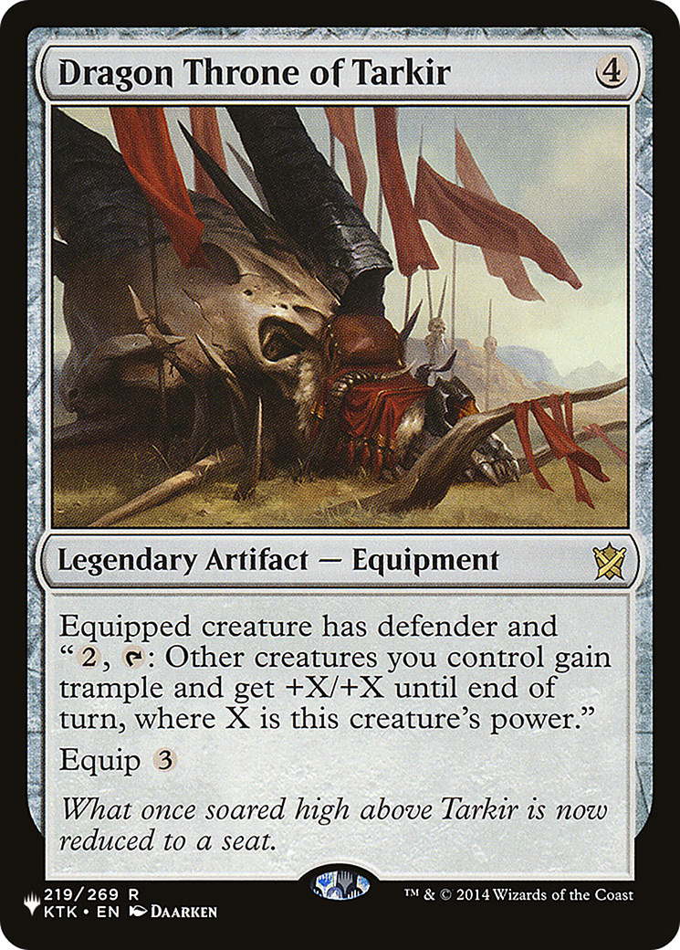 Trône dragon de Tarkir [La liste] 
