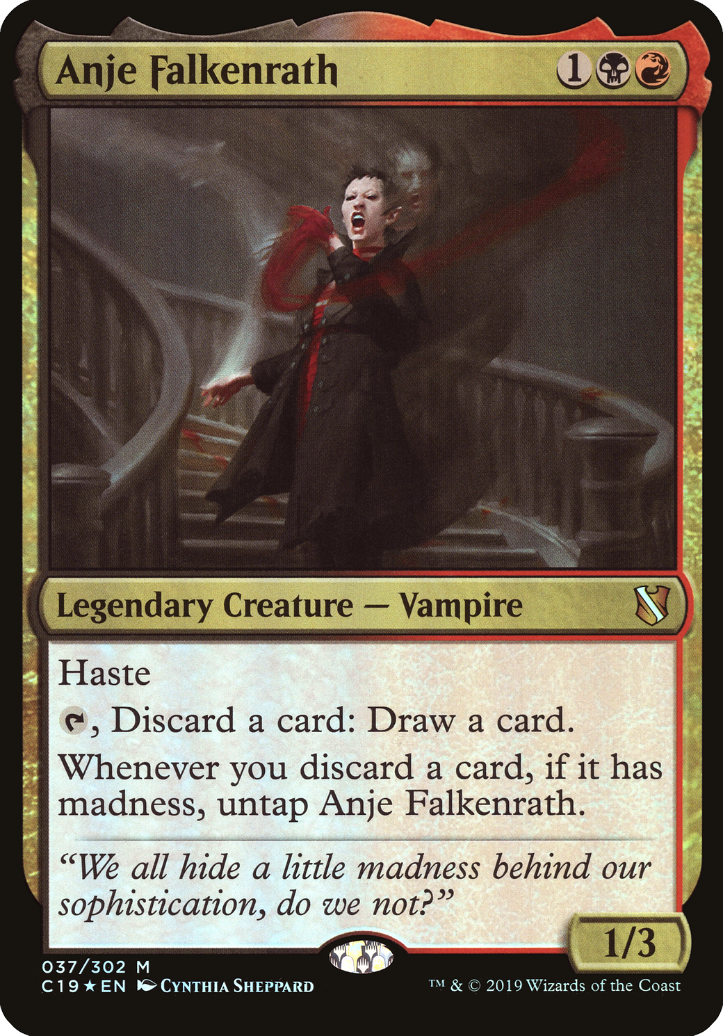 Anje Falkenrath (Surdimensionné) [Commander 2019 Surdimensionné] 