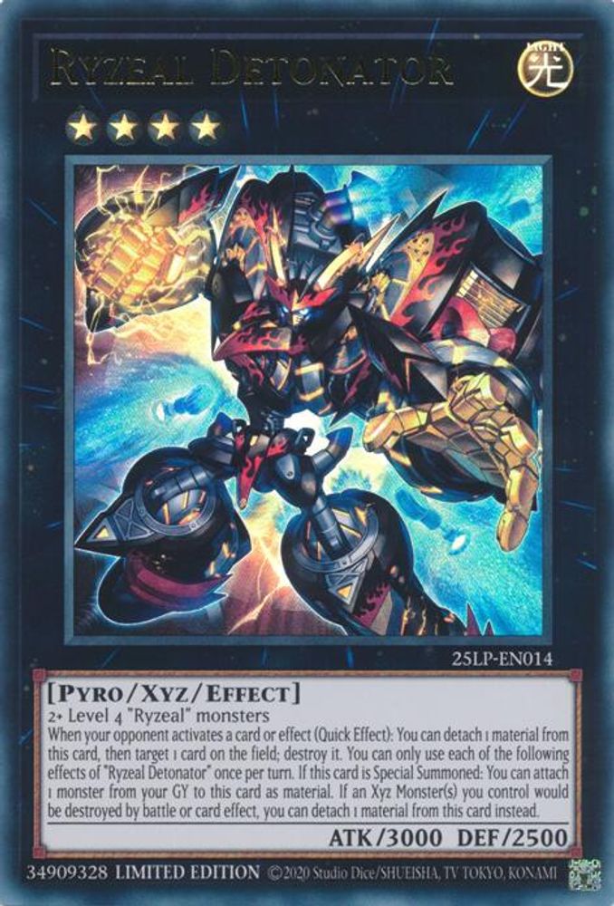 Ryzeal Detonator (25LP-EN014) - Ultra Rare