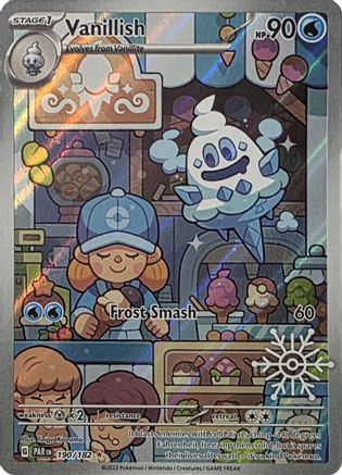 Vanillish (Holiday Calendar) 190/182  - Holofoil - Illustration Rare