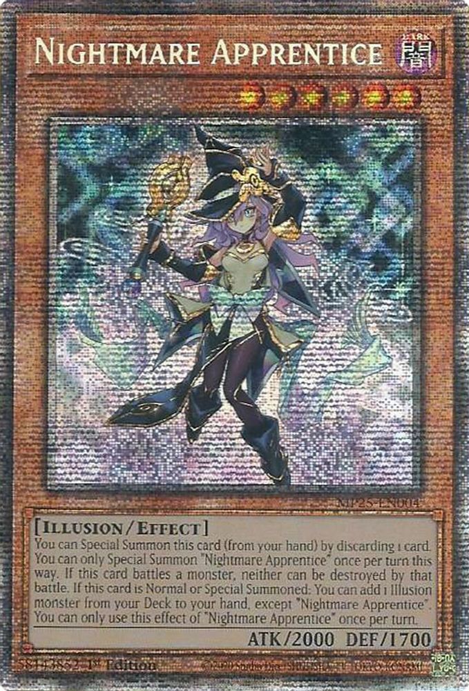 Nightmare Apprentice (MP25-EN004) - Starlight Rare
