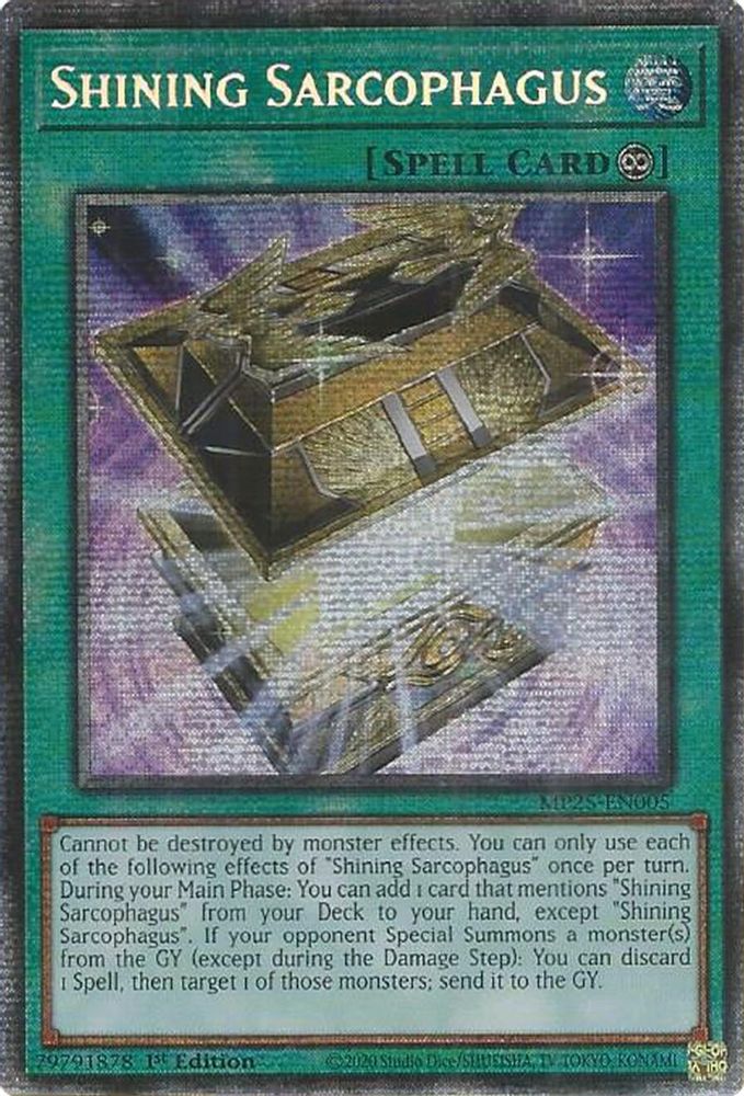 Shining Sarcophagus (MP25-EN005) - Starlight Rare