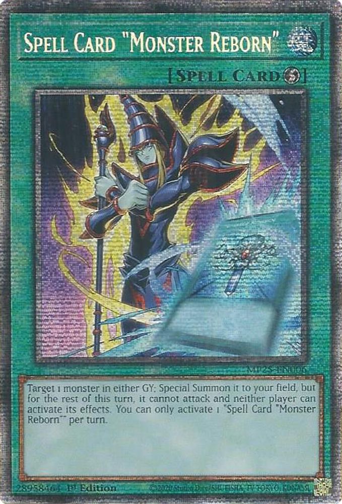 Spell Card "Monster Reborn" (MP25-EN006) - Starlight Rare