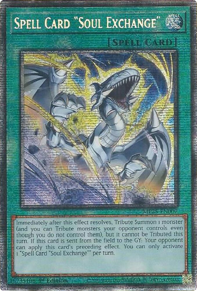 Spell Card "Soul Exchange" (MP25-EN007) - Starlight Rare