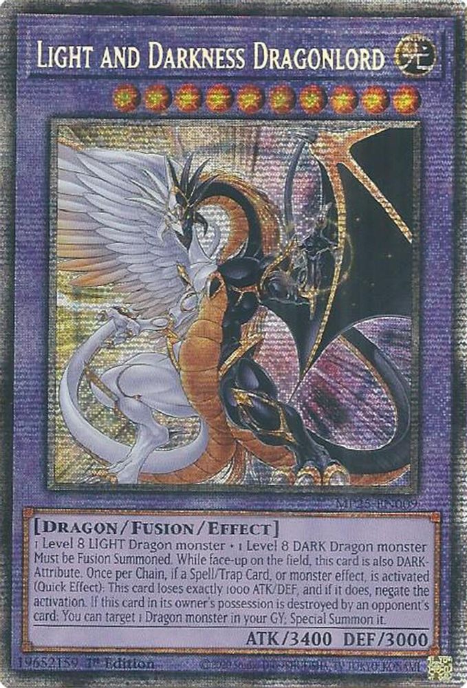Light and Darkness Dragonlord (MP25-EN009) - Starlight Rare
