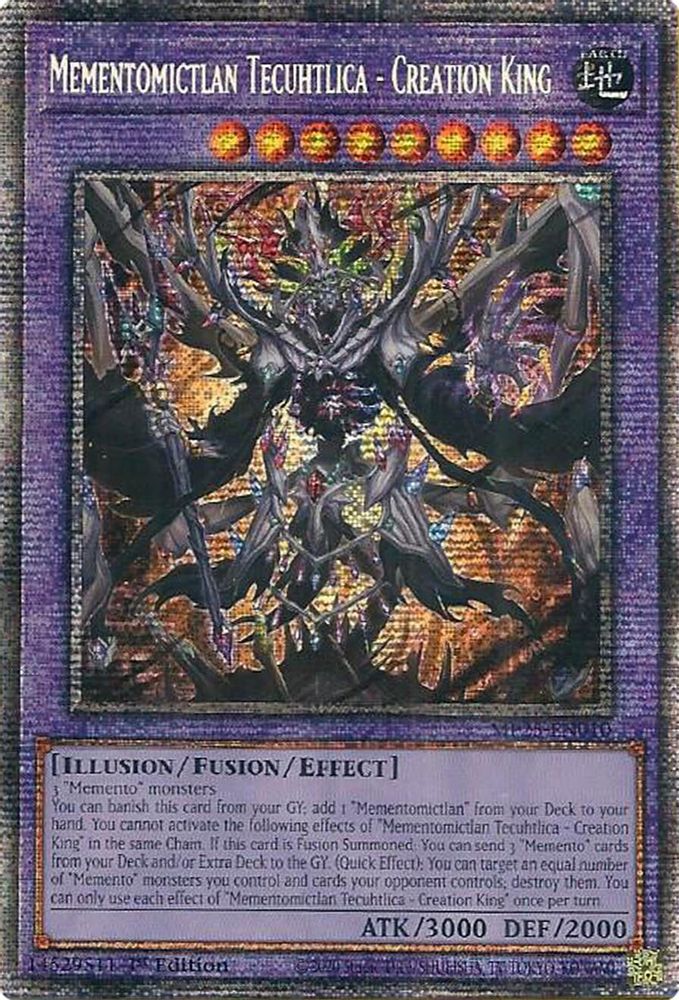 Mementomictlan Tecuhtlica - Creation King (MP25-EN010) - Starlight Rare