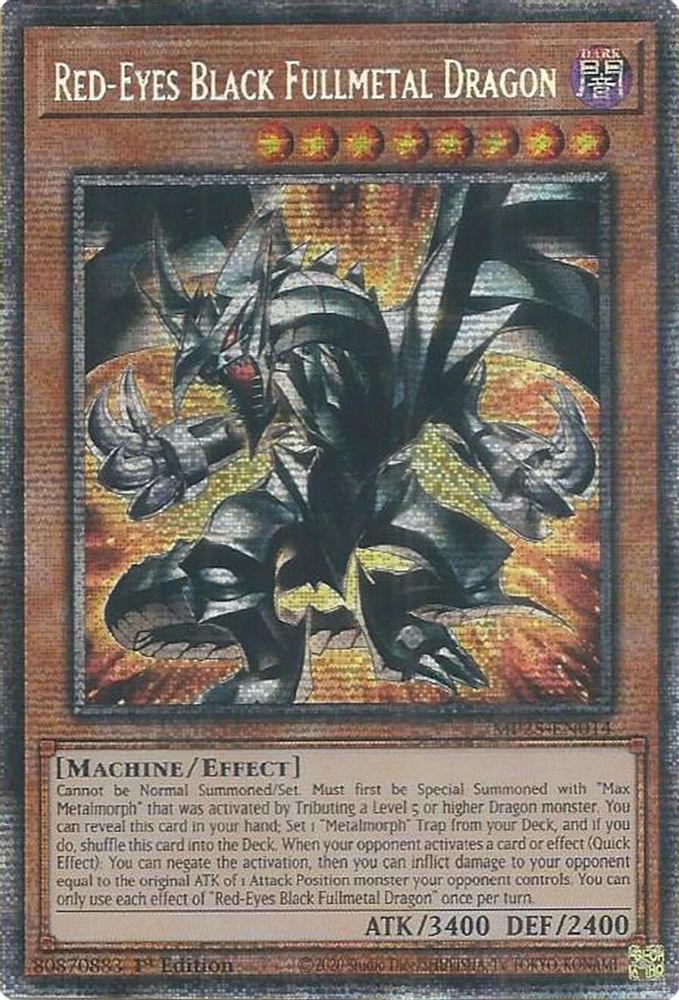 Red-Eyes Black Fullmetal Dragon (MP25-EN014) - Starlight Rare