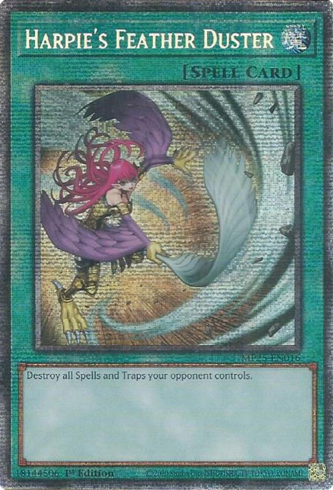 Harpie's Feather Duster (MP25-EN016) - Starlight Rare