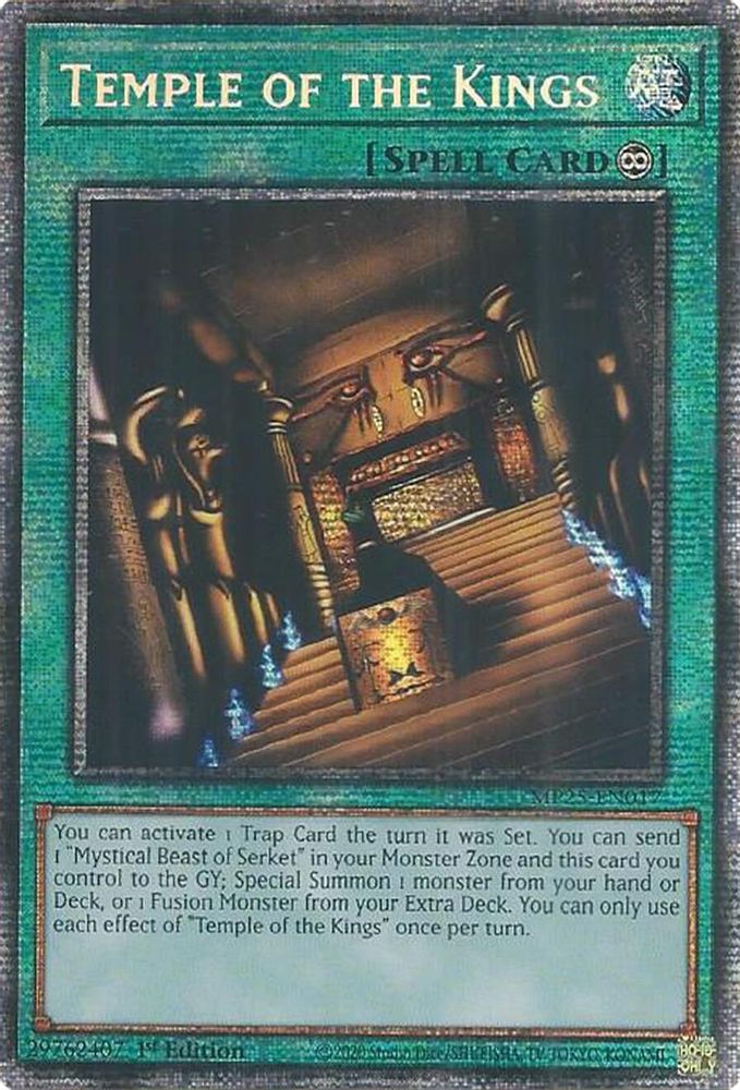 Temple of the Kings (MP25-EN017) - Starlight Rare