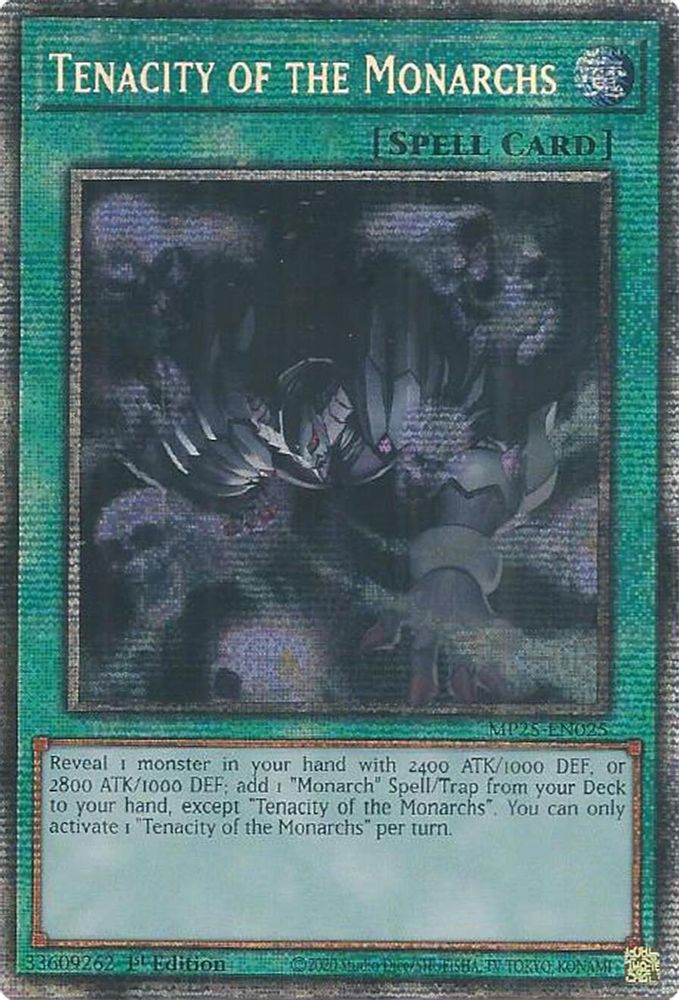 Tenacity of the Monarchs (MP25-EN025) - Starlight Rare