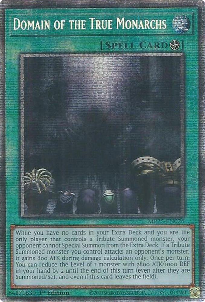 Domain of the True Monarchs (MP25-EN026) - Starlight Rare