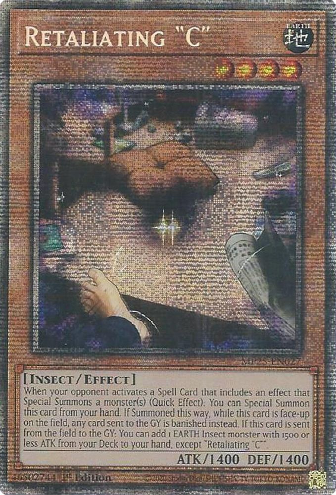 Retaliating "C" (MP25-EN027) - Starlight Rare