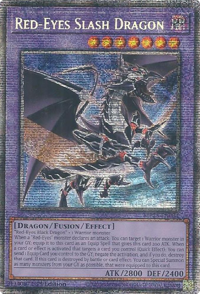 Red-Eyes Slash Dragon (MP25-EN031) - Starlight Rare