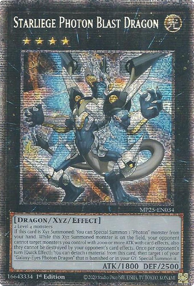 Starliege Photon Blast Dragon (MP25-EN034) - Starlight Rare