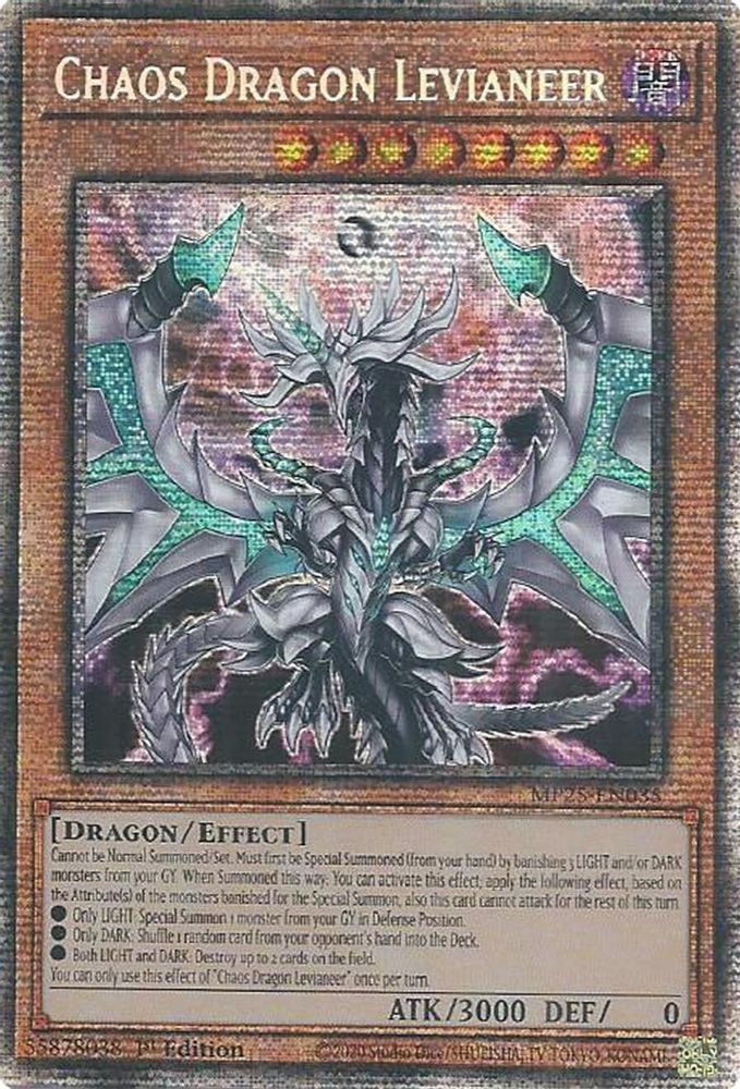 Chaos Dragon Levianeer (MP25-EN035) - Starlight Rare
