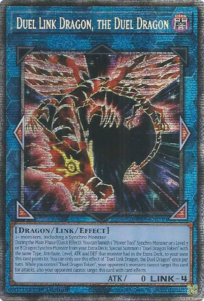 Duel Link Dragon, the Duel Dragon (MP25-EN039) - Starlight Rare