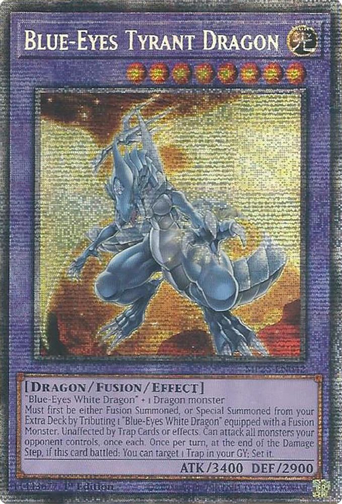 Blue-Eyes Tyrant Dragon (MP25-EN042) - Starlight Rare