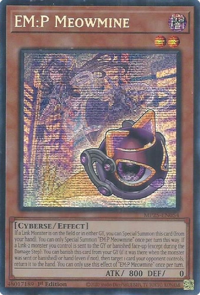 EM:P Meowmine (MP25-EN054) - Prismatic Secret Rare