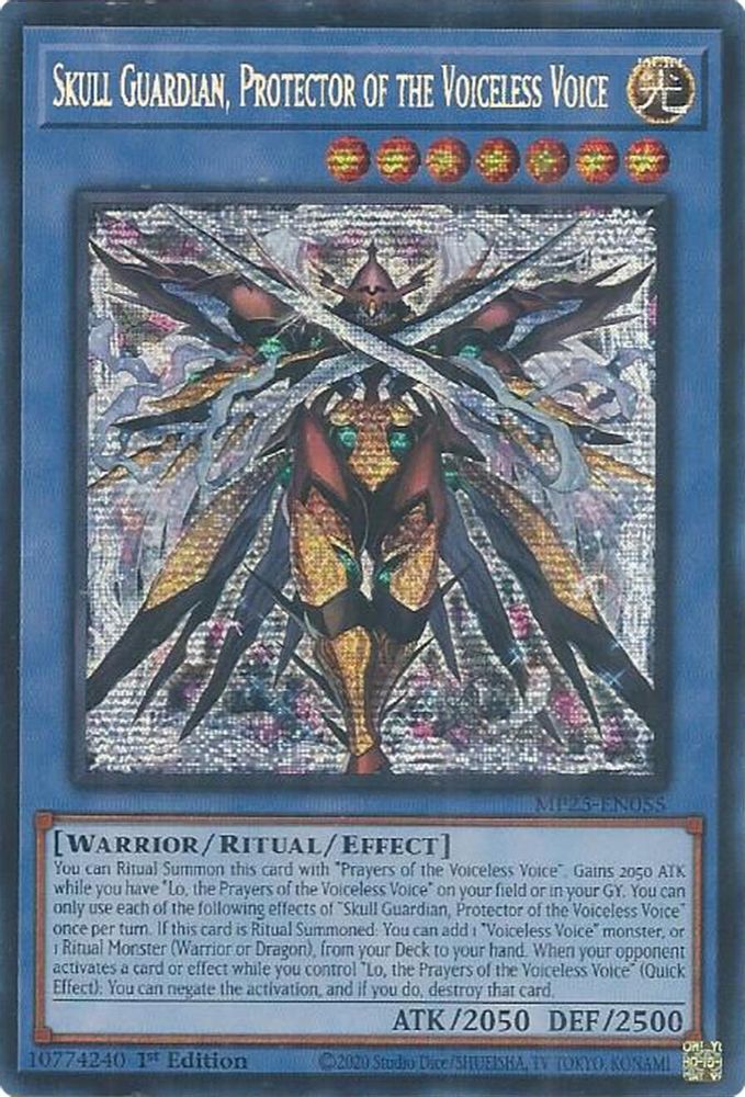 Skull Guardian, Protector of the Voiceless Voice (MP25-EN055) - Prismatic Secret Rare