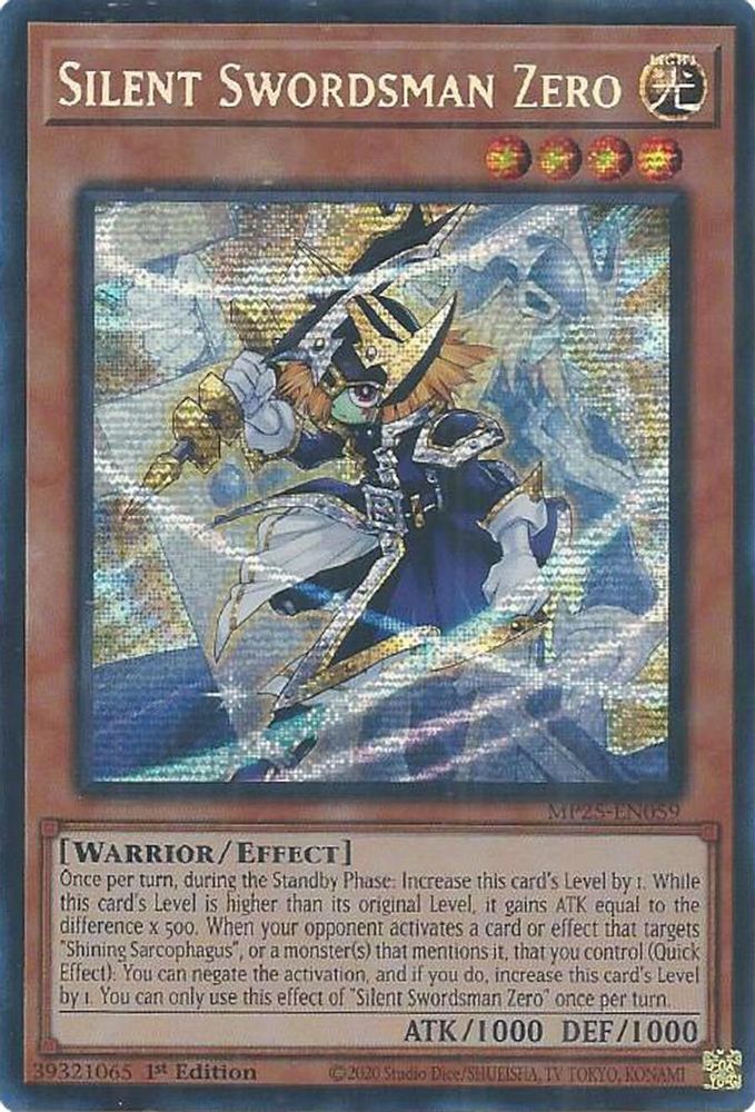 Silent Swordsman Zero (MP25-EN059) - Prismatic Secret Rare