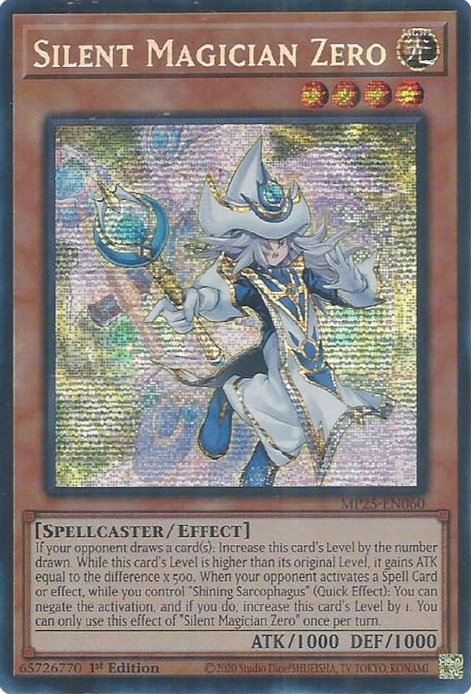 Silent Magician Zero (MP25-EN060) - Prismatic Secret Rare
