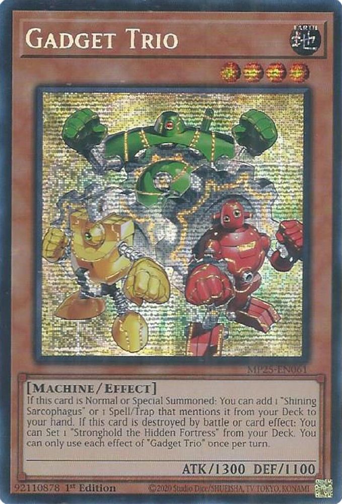 Gadget Trio (MP25-EN061) - Prismatic Secret Rare