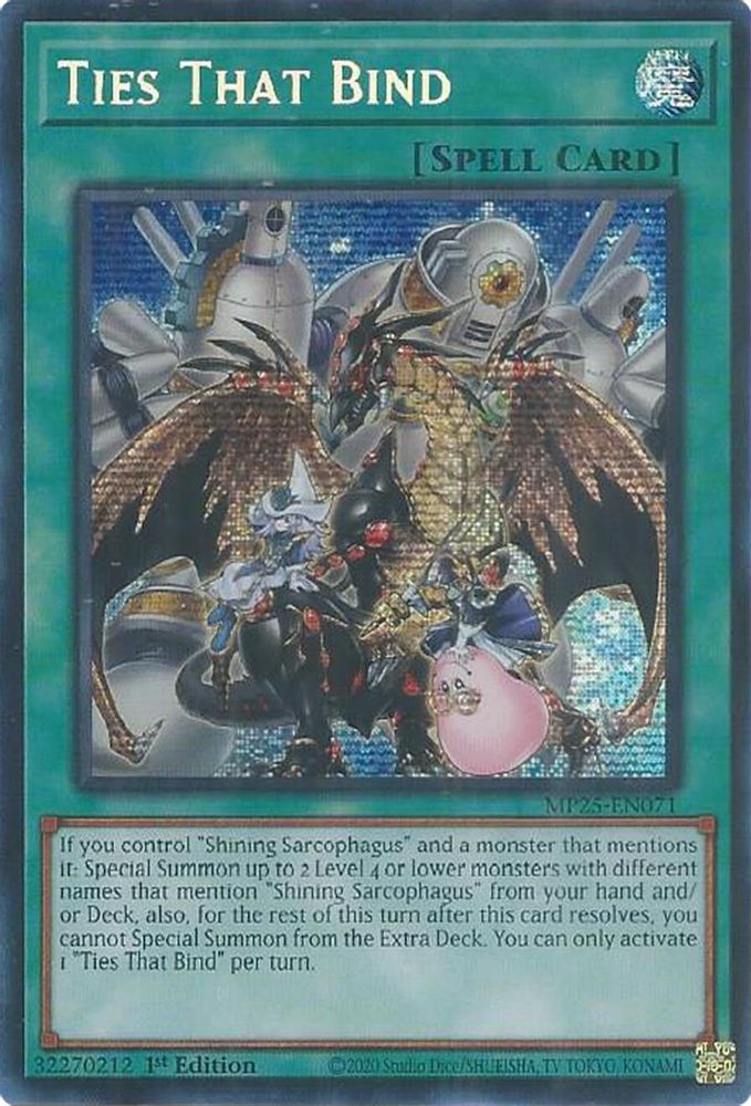 Ties That Bind (MP25-EN071) - Prismatic Secret Rare