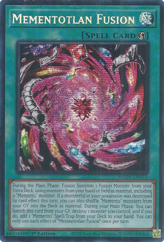 Mementotlan Fusion (MP25-EN073) - Prismatic Secret Rare