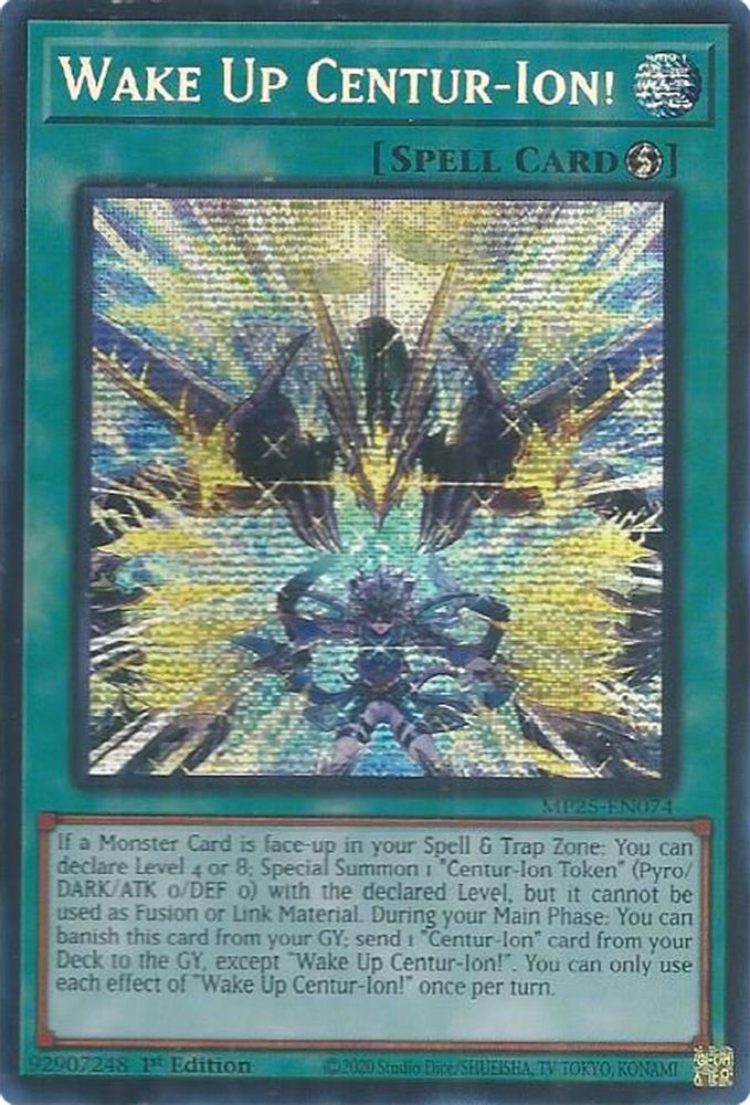 Wake Up Centur-Ion! (MP25-EN074) - Prismatic Secret Rare
