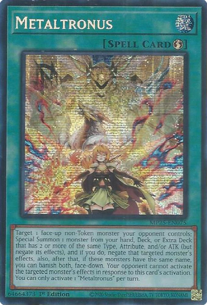 Metaltronus (MP25-EN075) - Prismatic Secret Rare
