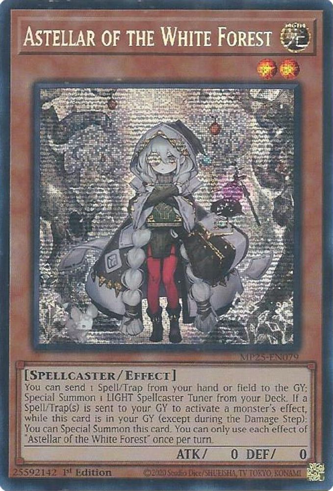Astellar of the White Forest (MP25-EN079) - Prismatic Secret Rare