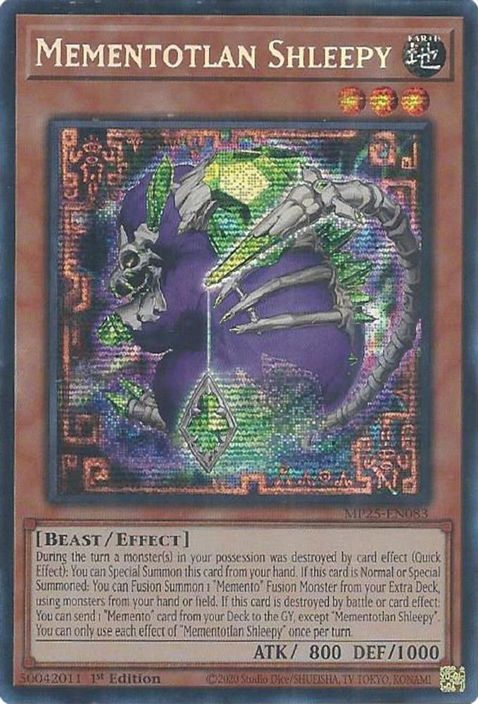 Mementotlan Shleepy (MP25-EN083) - Prismatic Secret Rare