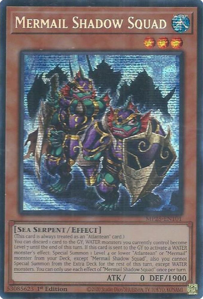 Mermail Shadow Squad (MP25-EN101) - Prismatic Secret Rare