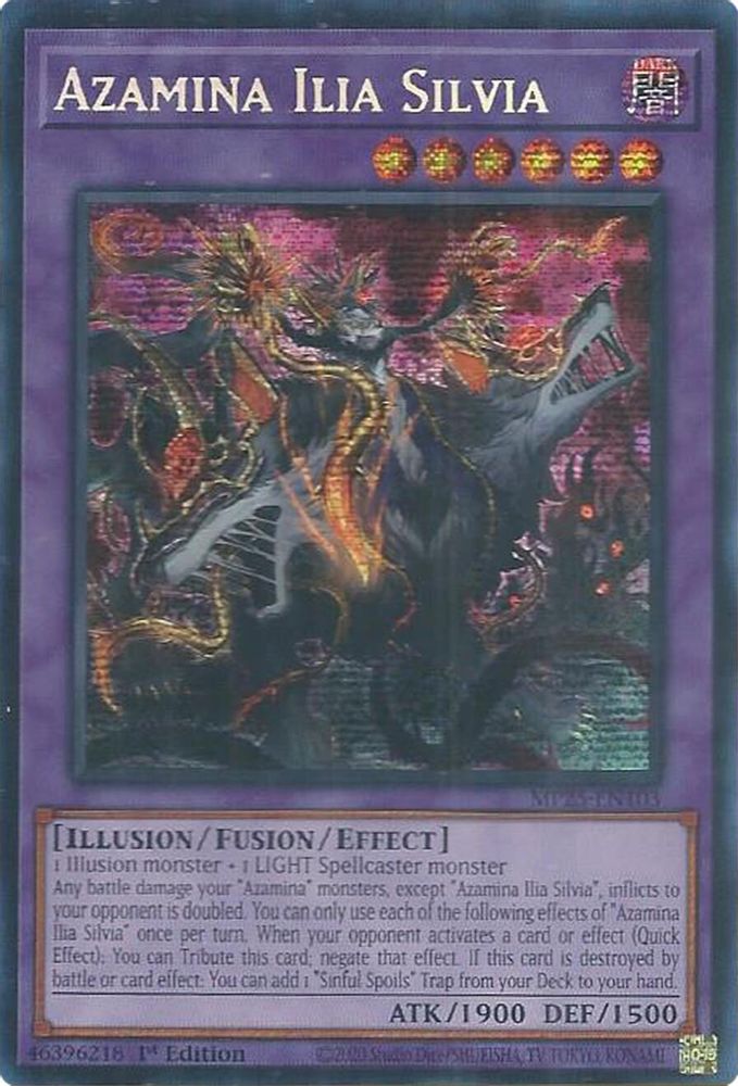 Azamina Ilia Silvia (MP25-EN103) - Prismatic Secret Rare