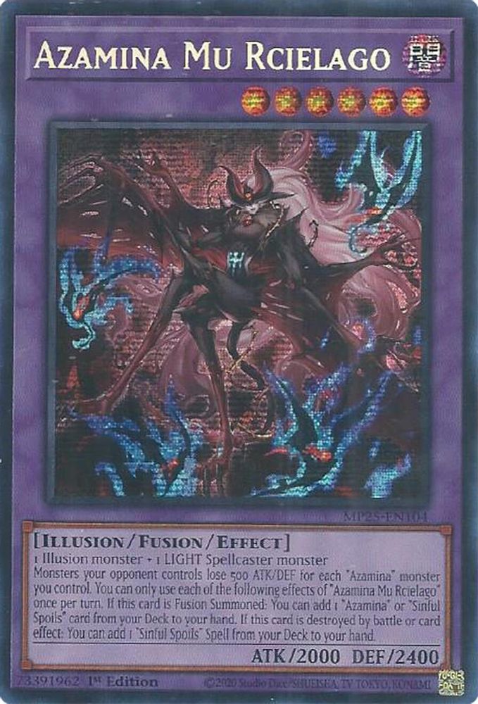 Azamina Mu Rcielago (MP25-EN104) - Prismatic Secret Rare
