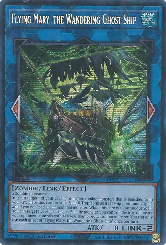Flying Mary, the Wandering Ghost Ship (MP25-EN110) - Prismatic Secret Rare