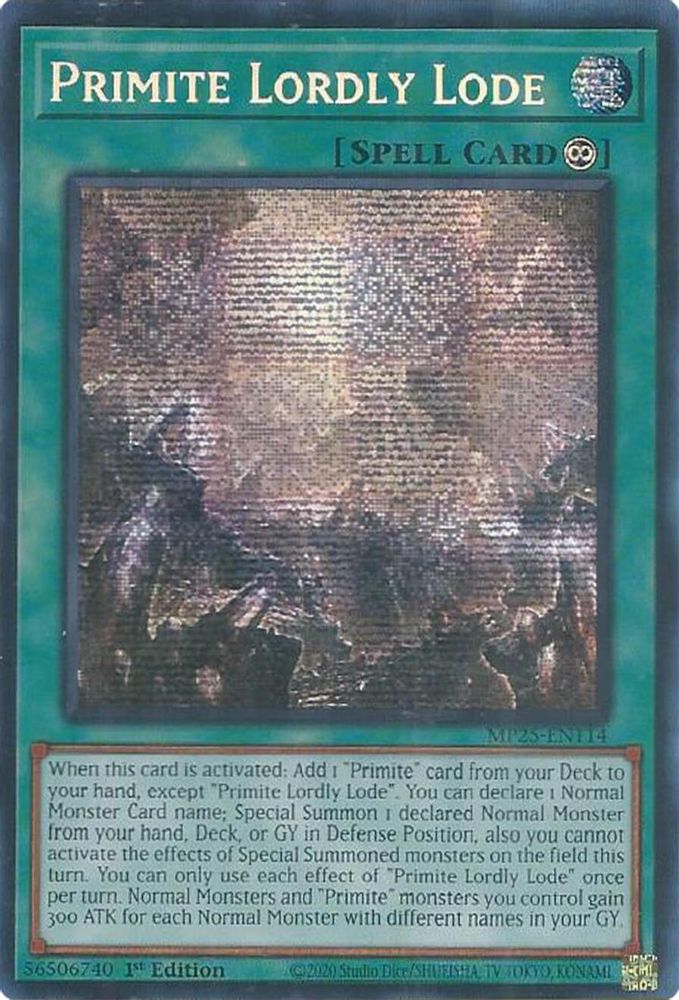 Primite Lordly Lode (MP25-EN114) - Prismatic Secret Rare
