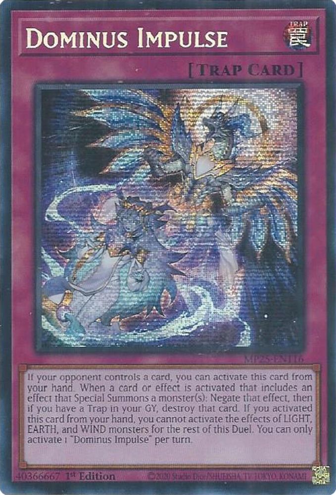 Dominus Impulse (MP25-EN116) - Prismatic Secret Rare