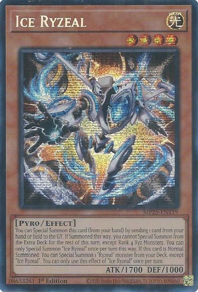 Ice Ryzeal (MP25-EN119) - Prismatic Secret Rare