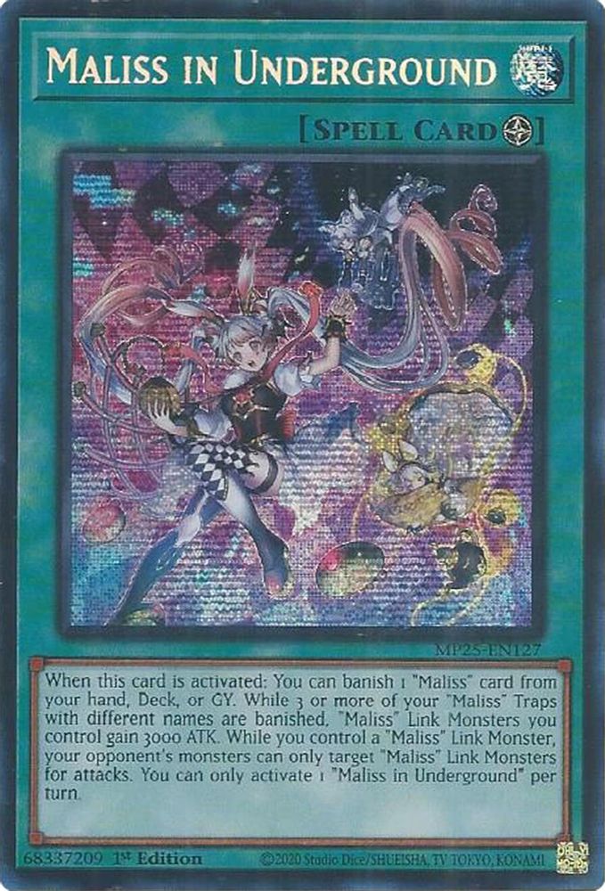 Maliss in Underground (MP25-EN127) - Prismatic Secret Rare