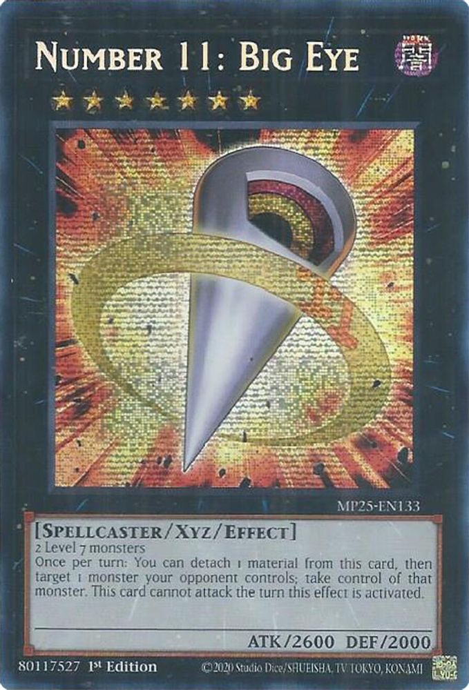 Number 11: Big Eye (MP25-EN133) - Prismatic Secret Rare