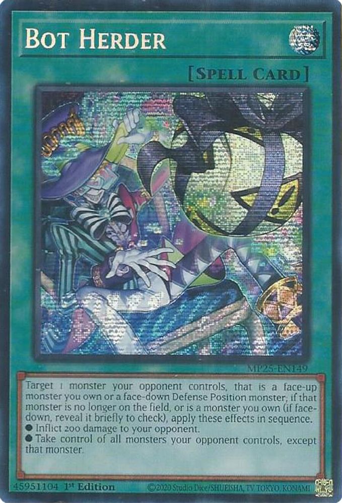 Bot Herder (MP25-EN149) - Prismatic Secret Rare